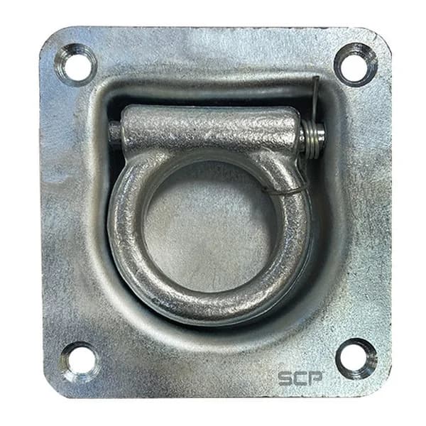 4" Recessed Tie Down With Holes Lw