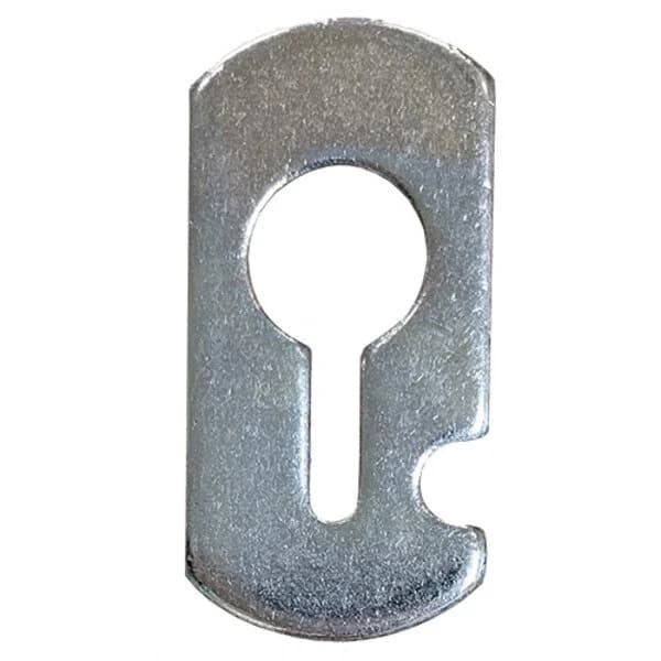 Chain Keeper (Key Hole) 3" x 1.5"- Zinc
