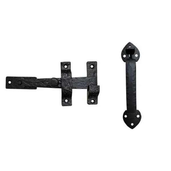 Cast Iron Drop Latch with 8" Spade Handle