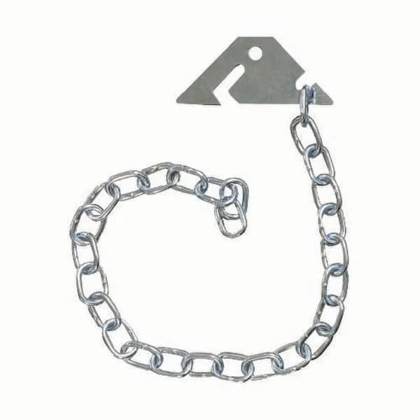 Chain Keeper with Chain - Zinc 2 foot