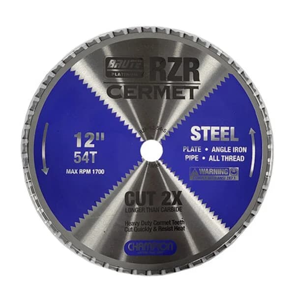 RZR Cermet Circular Saw 12" X 54 Teeth X 1"