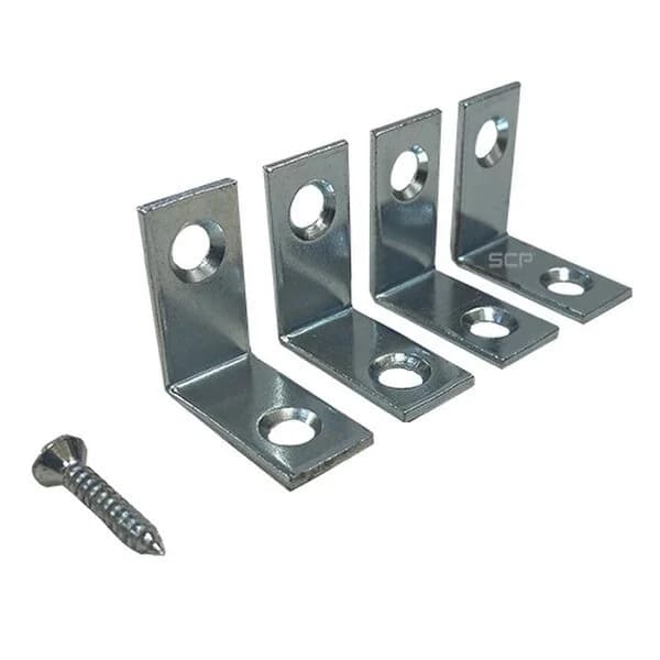 Corner Brace - 1" Zinc (4/Pack)