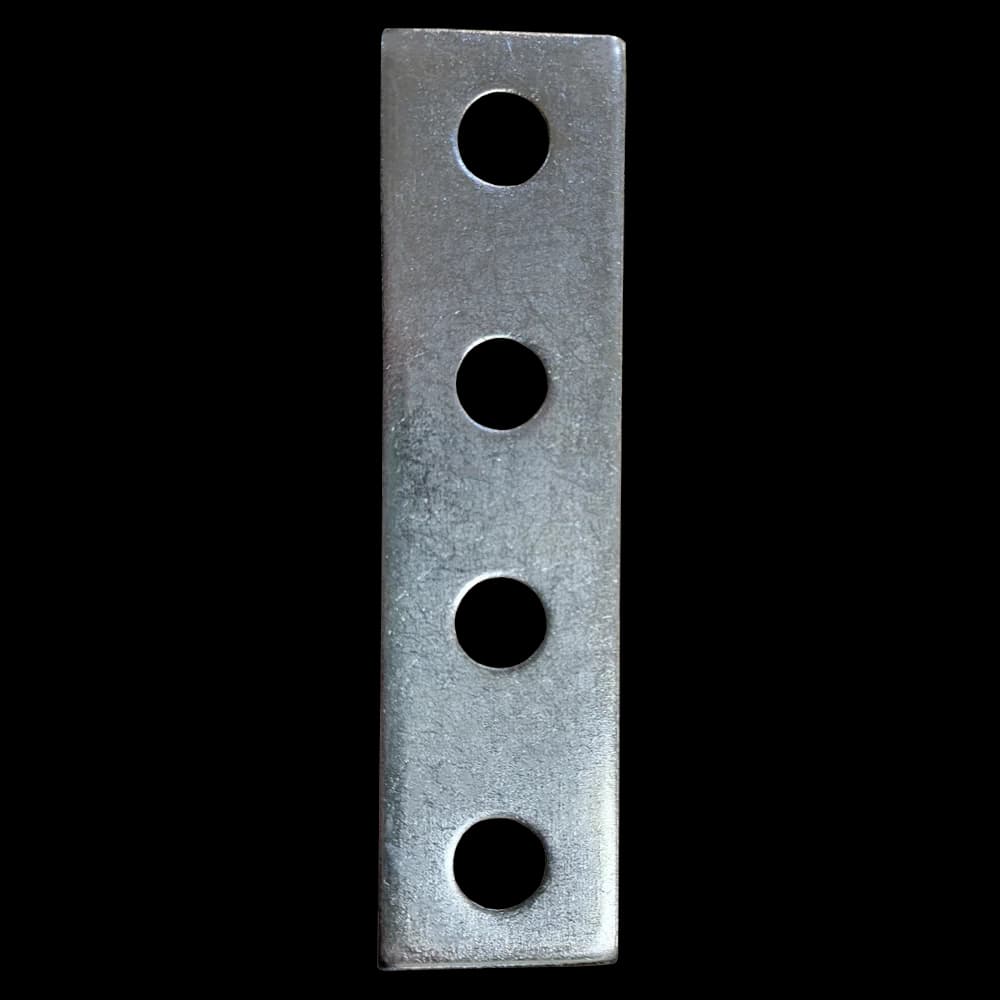 Weld Tab - 5-3/4" X 1-1/2" Holes (4) X 3/16" Zinc