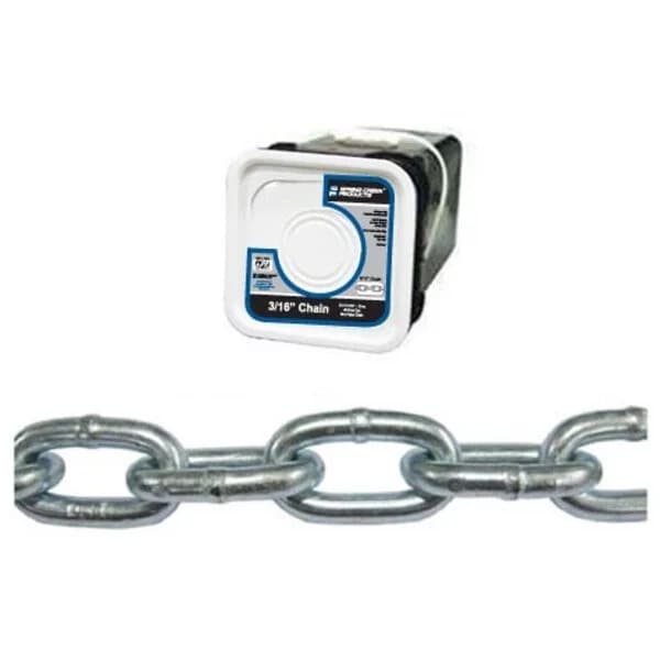 Square Pail of 3/8" Chain Zinc (45ft)
