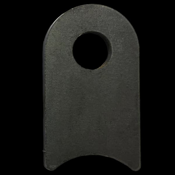Radius Surface Mount Tab - 1.58" X 2.80" X 3/16" with 0.95" Radius - 0.63" Hole