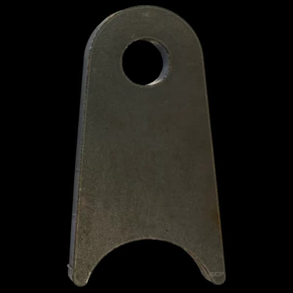 Triangular Radius Surface Mount Tab - 1.75" X 3.18" X 3/16" - .53" Hole