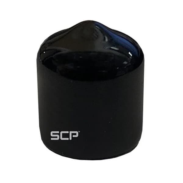 1/2" Vinyl End Cap - Black