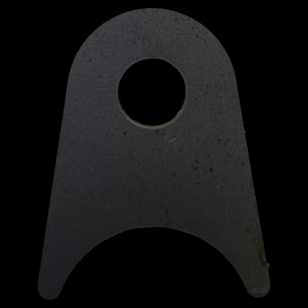 Triangular Radius Surface Mount Tab - 1.75" x 2.01 X 3/16" with 0.95" Radius - 0.53" Hole