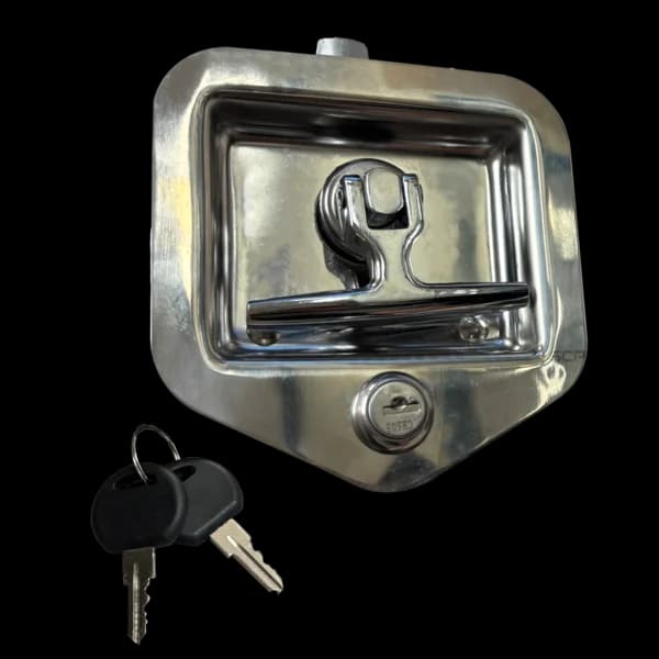 Stainless Steel Recessed Folding T-Handle with Lock