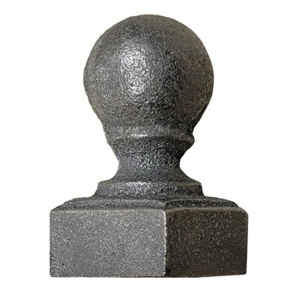 Post Cap - Cast Iron Ball 1"