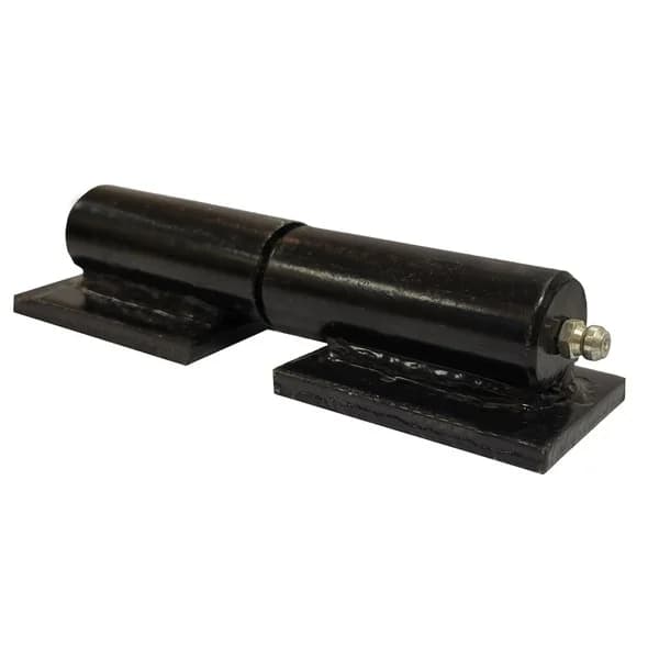 Barrel Hinge with Plate & Grease Zerk 5"