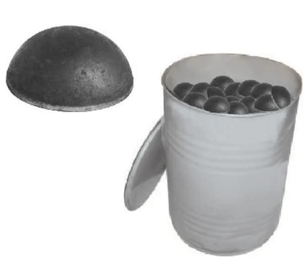 Domed Post Caps 3-1/2"OD 55G Drum