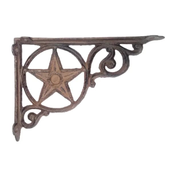 Cast Iron Brace, Star - Medium