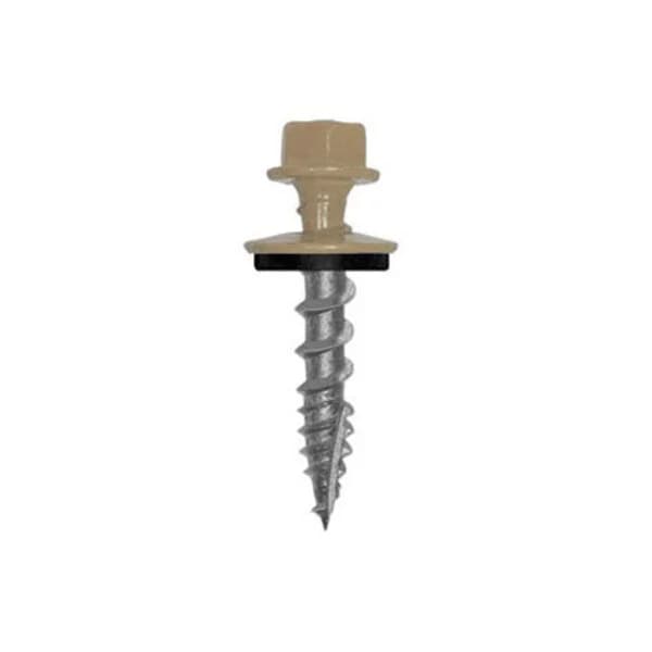 Metal to Wood Screw, Type 17, 10 x 1-1/2" Light Stone