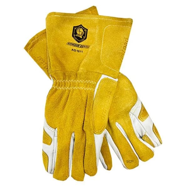 Mig Welding Glove Reinforced Palm - Split Cowhide - Medium (AG1611M)