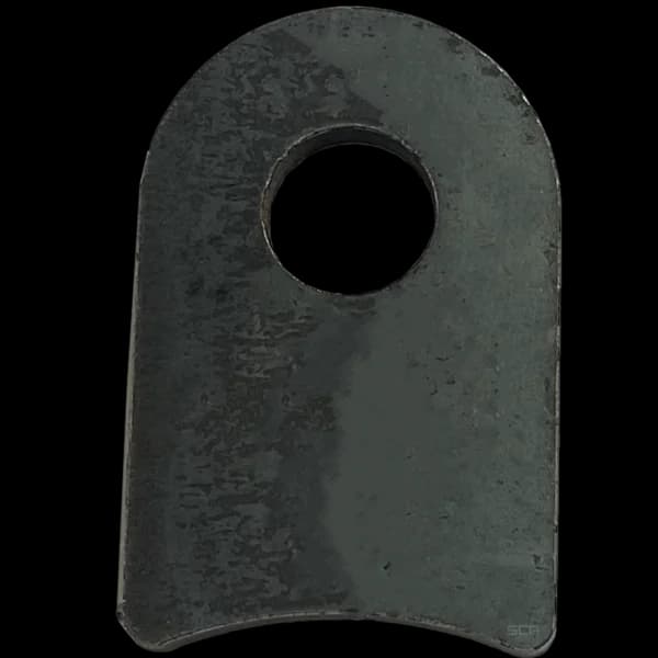 Radius Surface Mount Tab - 1.31" X 2.01" X 3/16" with 1.44" Radius - 0.53" Hole