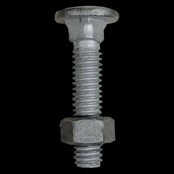 Carriage Bolts 1-1/4" X 5/16" HDG
