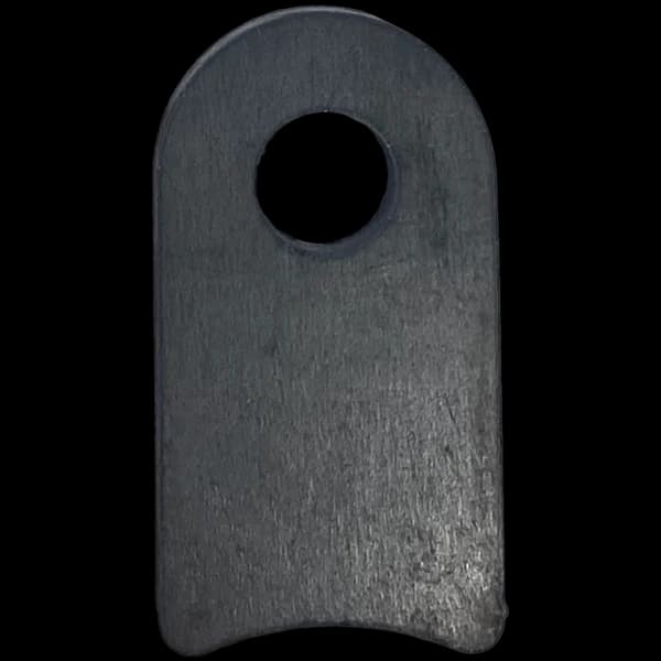 Radius Surface Mount Tab - 1" X 1.83" X 3/16" with 0.95" Radius - 0.40" Hole