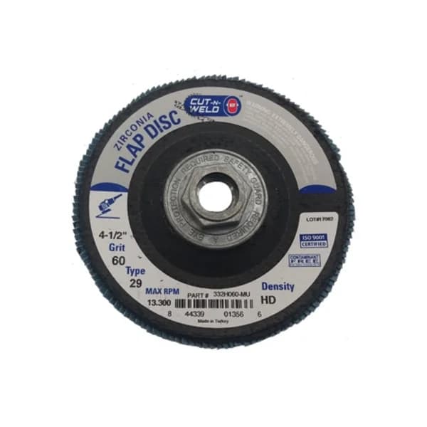 CNW - T29 4.5" Flap Disc Grit 60 High Density with Hub