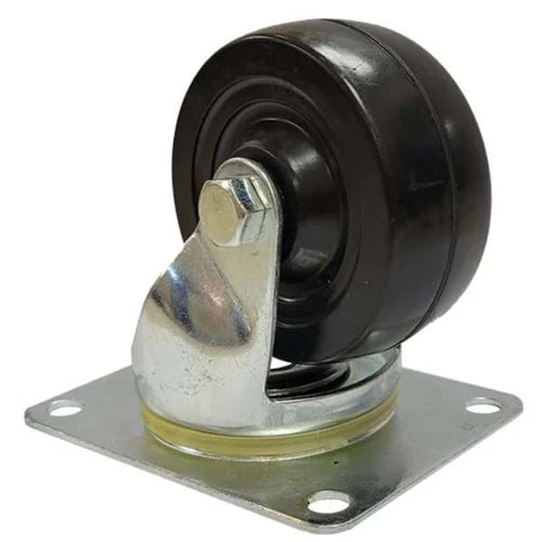 Swivel Rubber Wheel Caster 3"