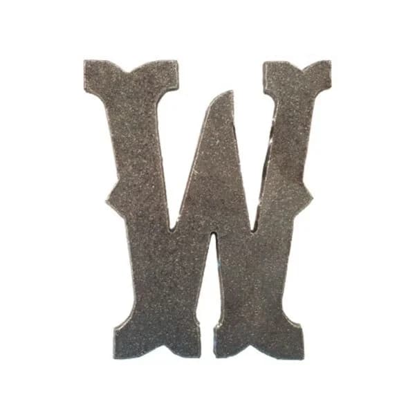 Western Letter 'W'