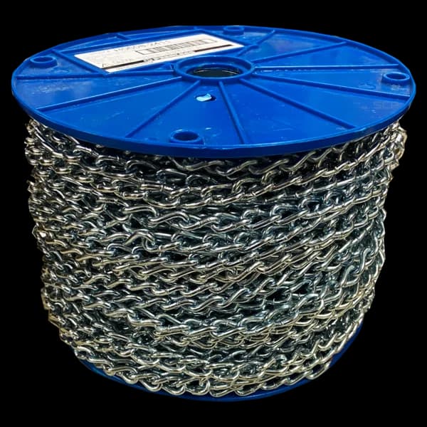 Twisted Link Machine Chain #4 - 200 ft Roll