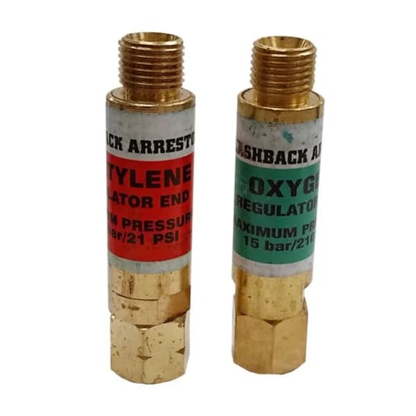 Flashback Arrestor Set with Standard B Fitting.