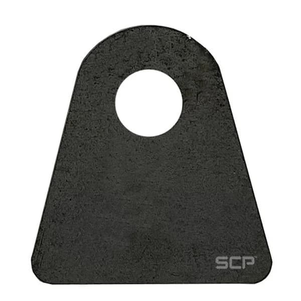 Triangular Flat Surface Mount Tab - 2" X 2.16" X 3/16" WITH 0.53" Hole