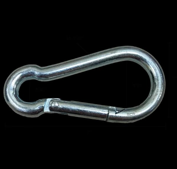 Spring Hook 3/16" - Zinc
