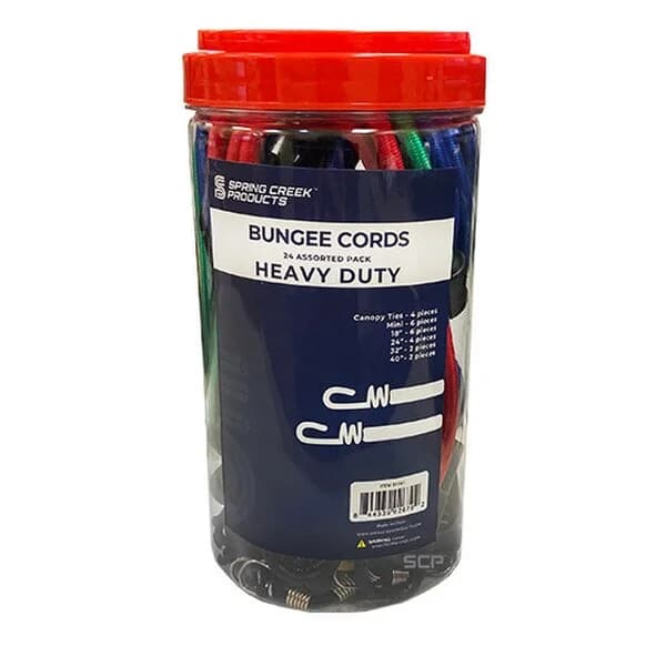 Bungee Cord Variety Pack - 24 Pieces