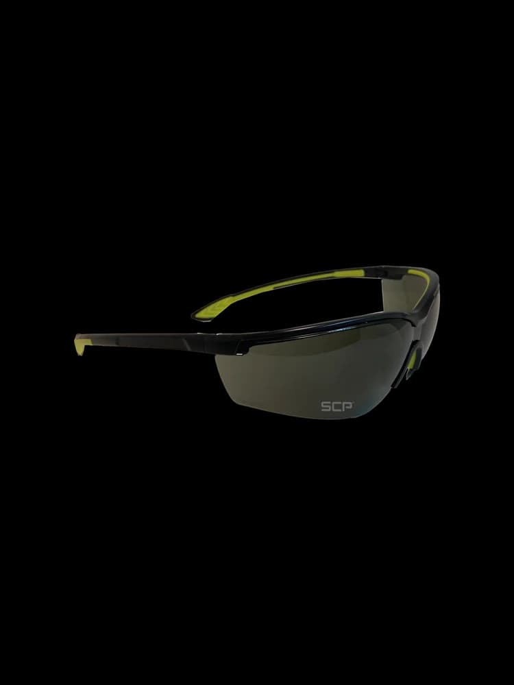 Smoke Fog Performance Chromis Safety Glasses - Black Lens