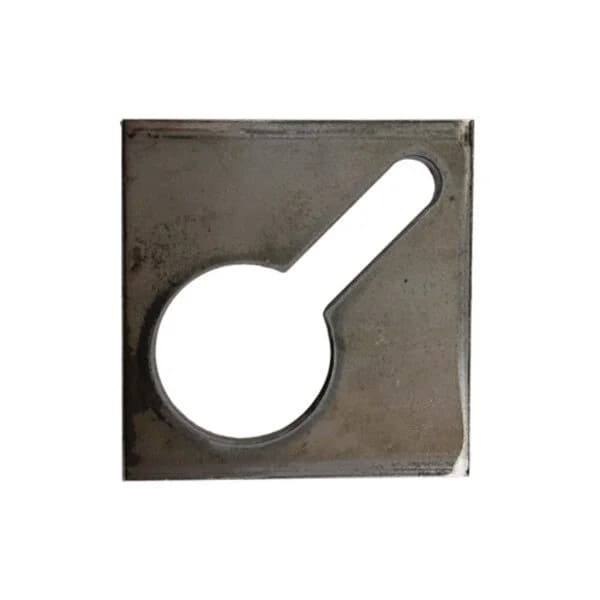 Chain Keeper (Key Hole) 2-1/2" Square - Bare