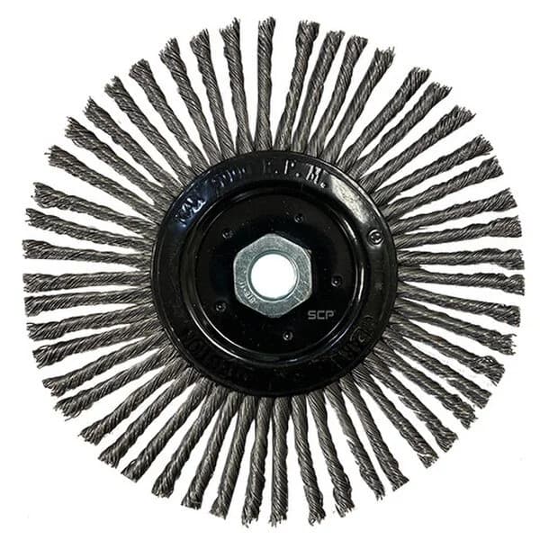 Stringer Bead Wire Wheel 7" X 5/16" x 5/8" - 11
