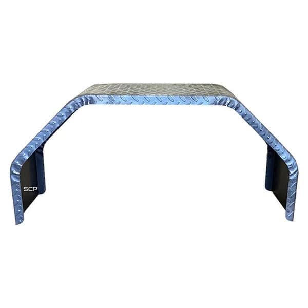 Diamond Plate Single Fender Double Broke 32" x 9-1/4" x 15" 14GA