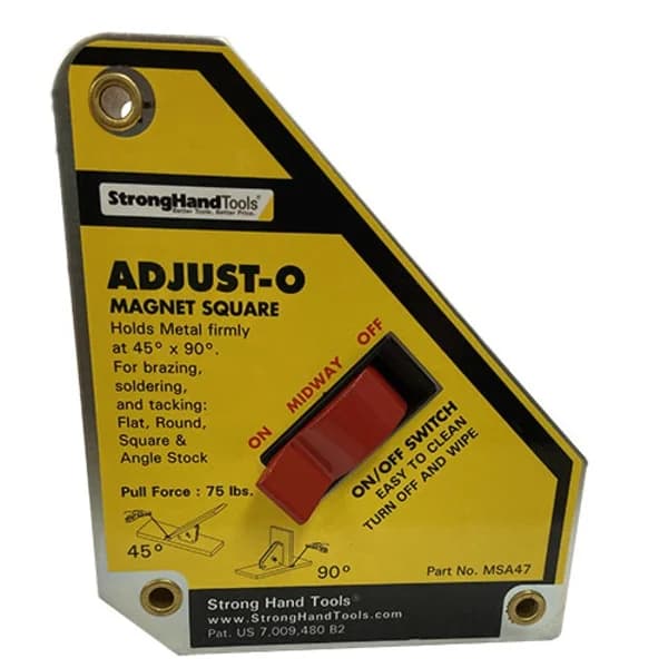 Strong Hand Tools - Adjust-O On / Off Magnet Square - Standard, Large