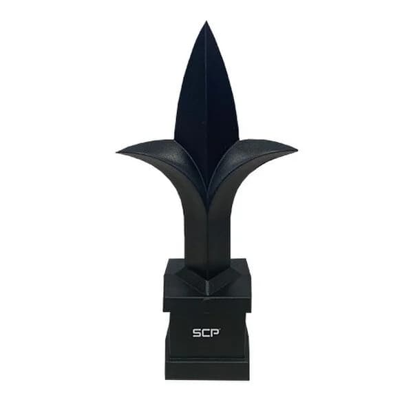 3/4" Triad - Plastic Black