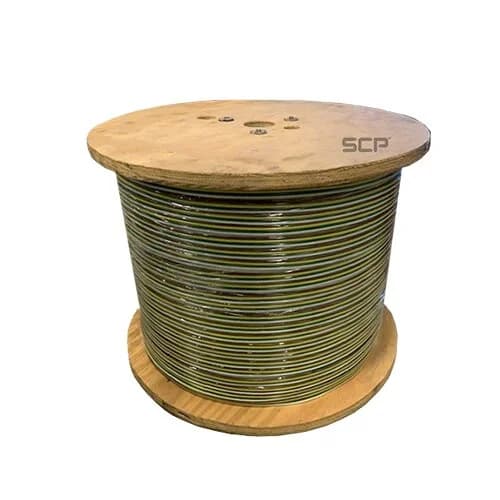 16AWG X 4C Round Parallel Bonded - Brown, Green, Yellow, White - 2,500ft Spools