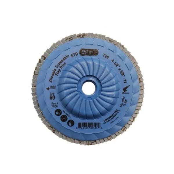 CNW - Trim. T29 4.5" Flap Disc, Standard, Grit 60