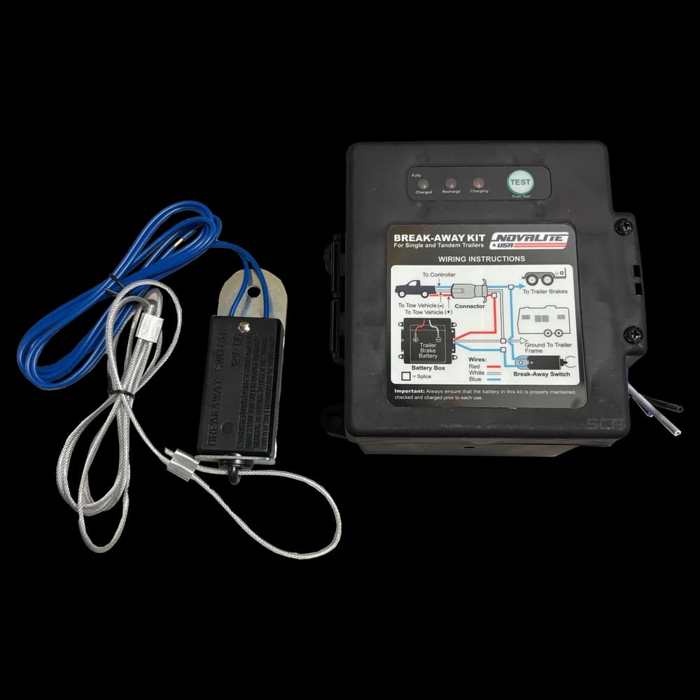 Break-A-Way Kit, Battery, Wired, Breakaway Switch
