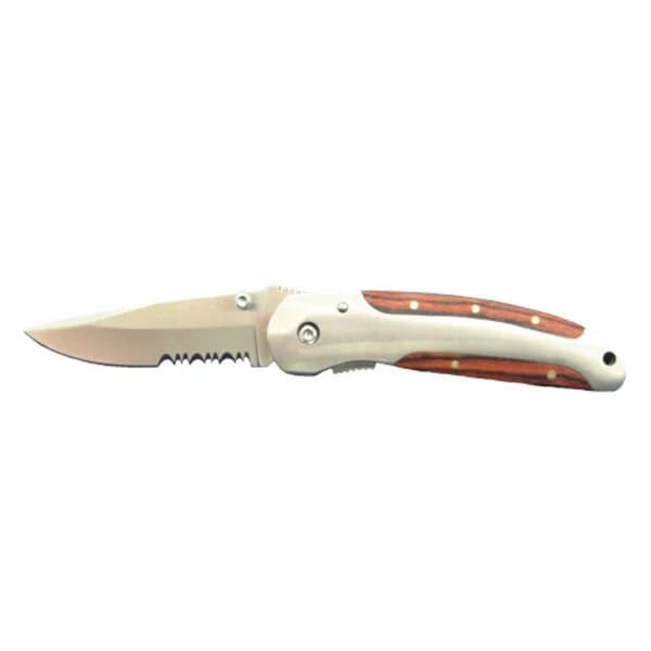 4.5" Folding Knife - Wood Inlay D011M