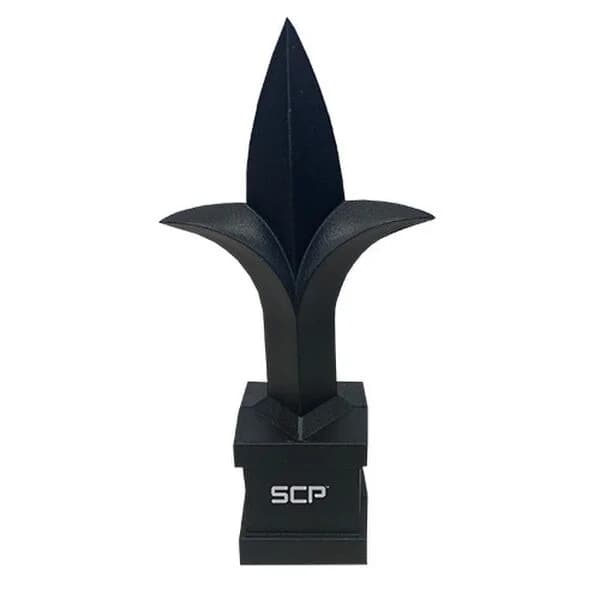 5/8" Triad - Plastic Black