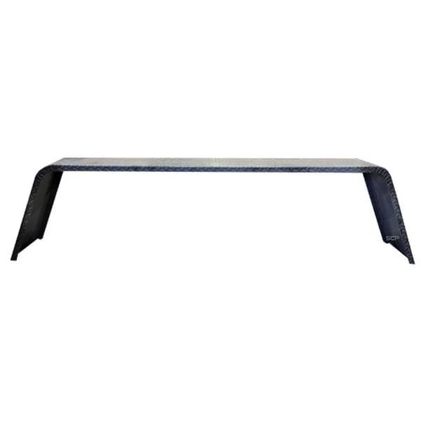 Diamond Plate Tandem Fender Jeep Style 72" x 10" x 17"