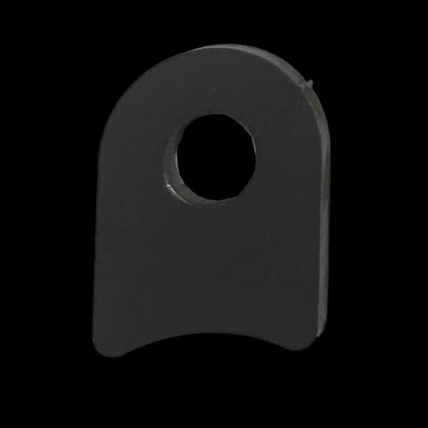 Radius Surface Mount Tab - 1" X 1.34" X 3/16" with 0.83" Radius - 0.40" Hole