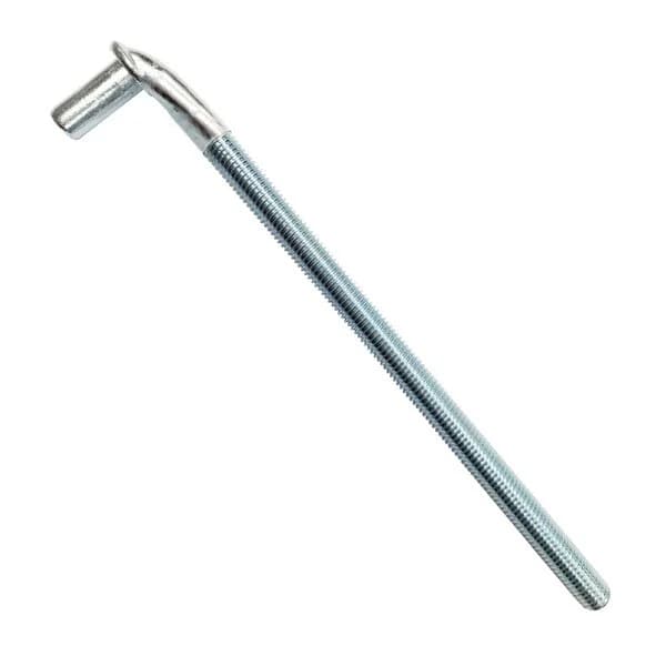 J Bolt, Washers and Nuts NOT Included 5/8" x 12" - Zinc