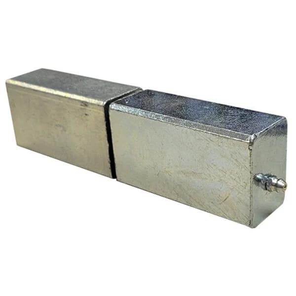 Square Hinge 7" - Zinc