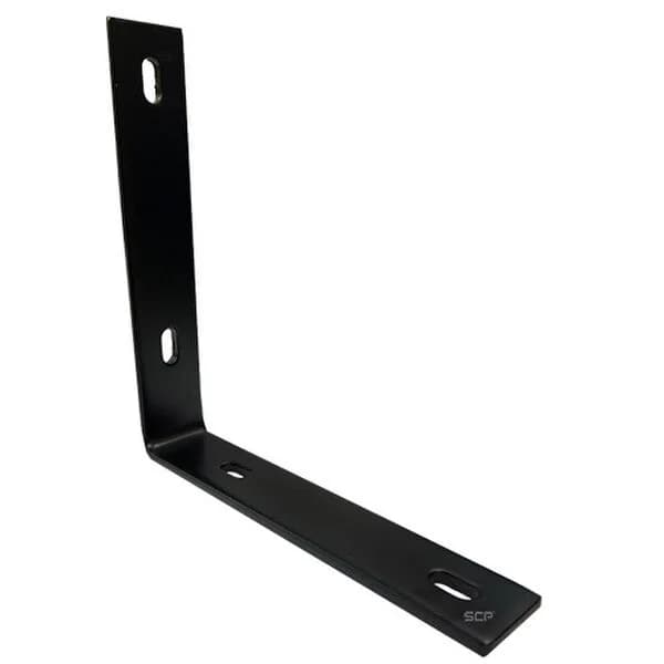 Corner Brace - 8.25" X 1.5" X 1/4" Black