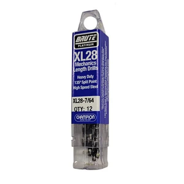 Brute Mechanics Length Drills - Heavy Duty 7/64" X 1-5/16" X 2-3/8" - 12/PK