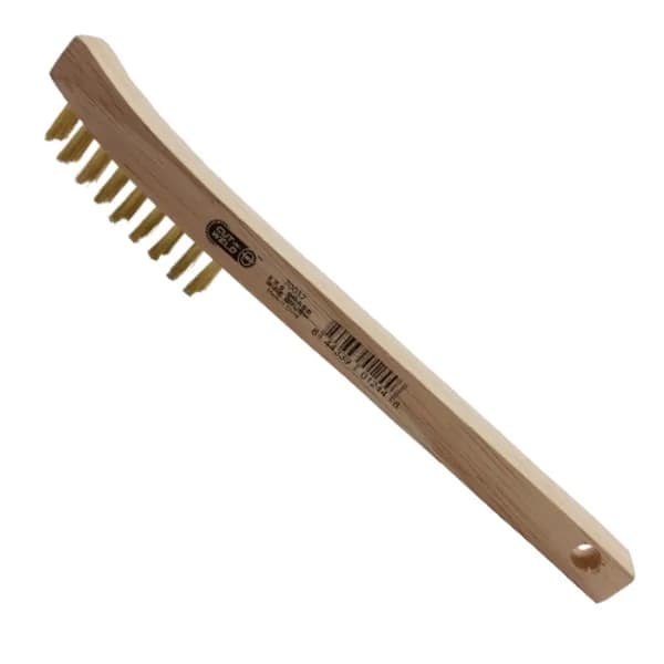 Wire Brush - Brass 2 x 9 Curved