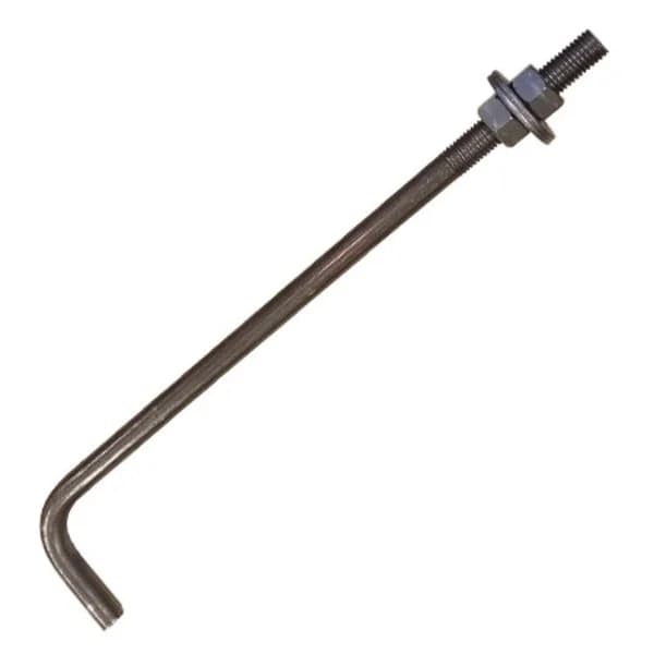 Anchor Bolt Grade 2, 90 Degree, 3/4"X24"X3" - Bare