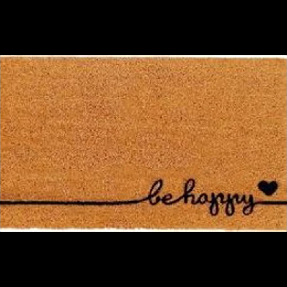 "Be Happy" Door Mat #36 - 28" X 18"